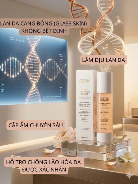 ECM MA TRẬN NGOẠI BÀO CAO CẤP – PHỤC HỒI &amp; TRẺ HOÁ DA CHUYÊN SÂU
