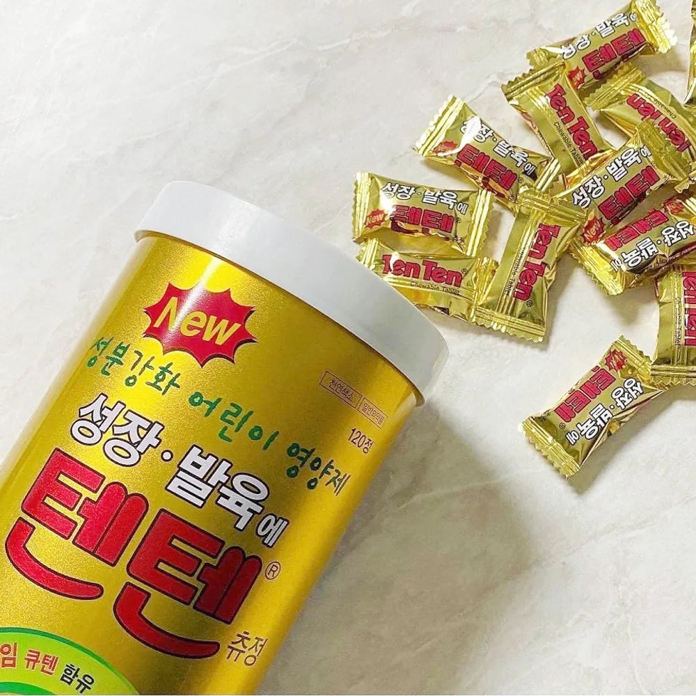 kẹo tenten TEN TEN vitamins Supplements chewable, Kẹo hỗ trợ tăng chiều cao Ten Ten