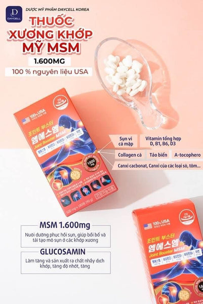 Thuốc Khớp Mỹ MSM