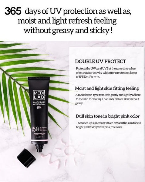 MEDI LAB+ Black Rose Blossom Daily Sun SPF 50+/PA++++