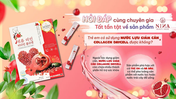 Nước Lựu Giảm Cân Collagen Daycell